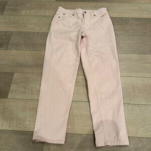 TALBOTS SIMPLY FLATTERING PALE PINK JEANS SIZE 6 WOMENS